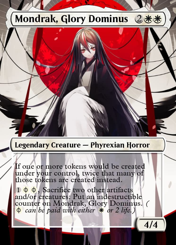 Amazon.com: 4x | Mondrak, Glory Dominus | Anime | Full Art | Foil